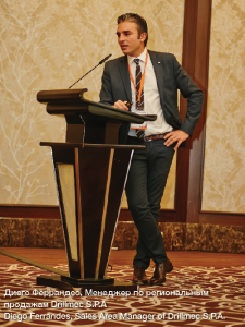 Diego Ferrandes, Sales Area Manager of Drillmec S.P.A.